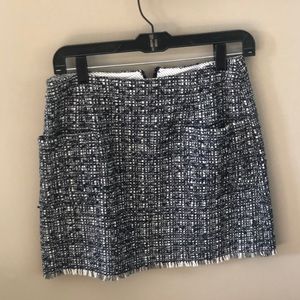 Brooks Brothers Blue Gray and White Tweet Skirt